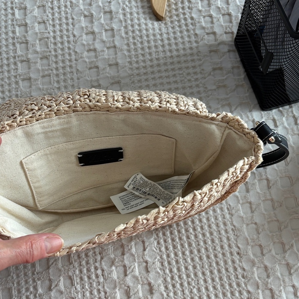 Zara Straw Crossbody Bag - Picture 4 of 4